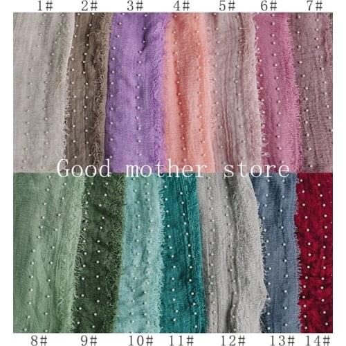 Pearl decorative wrapping fabric edge thin cotton and linen colorful newborn photography props accessories