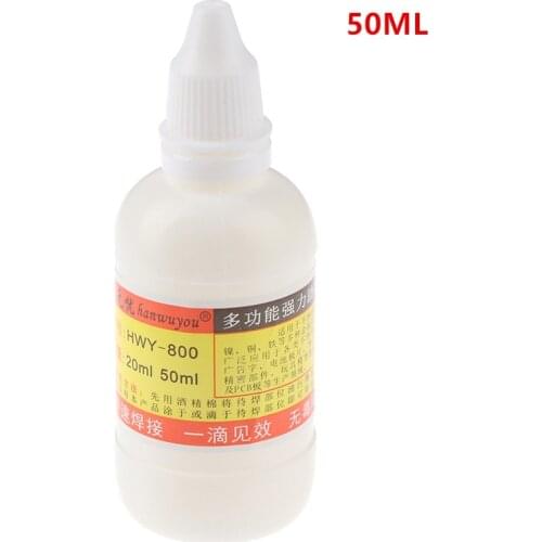 1PC 20/50ml Stainless Steel Liquid Flux Soldering Paste Flux Liquid Solders Water Durable Liquid Solders