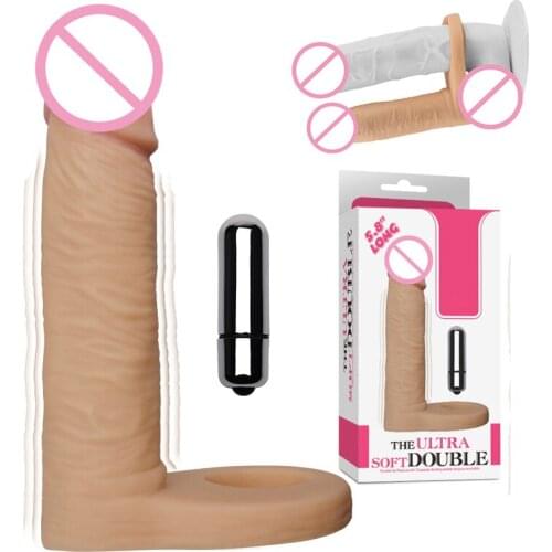 10 Speed Vibrating Dildo With Penis Ring Strapon Real Penis Anal Dildo Plug Prostate Stimulator Masturbator Sex Toys For Couples