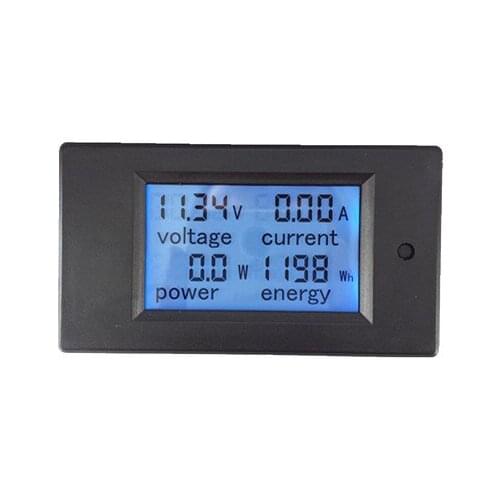 5pcs DC 6.5-100V 100A 4 IN1 digital display LCD screen voltage current power energy voltmeter ammeter meter tester monitor