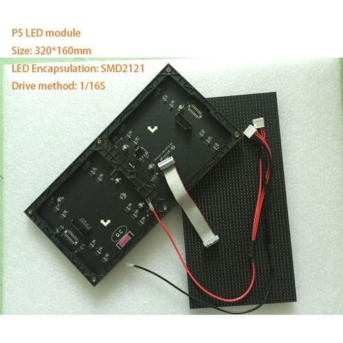 64x32 pixel full rgb p5 ekran indoor led module 320*160mm ecran led P2.5 P3 P4 P5 P6 P8 P10 экран full color matrix led display