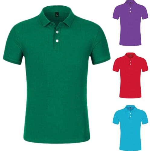 65# Casual Business Shirts Men Summer Solid Color Shirt T-shirt Short Sleeve Jacket Top Fashion Polo Mens Clothing Chemise Homme
