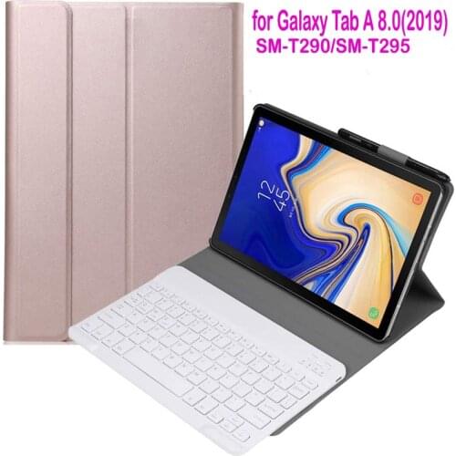 Bluetooth keyboard case For Samsung Galaxy Tab A 8.0 2019 T290 T295 SM-T290 SM-T295 wireless keyboard cover