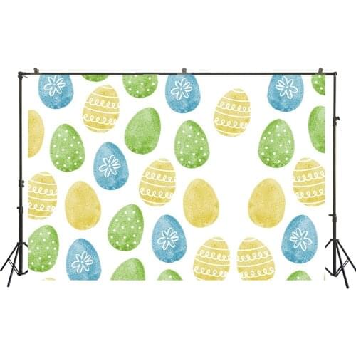 HUAYI Photography Background Easter Day Holiday Party Celebration Photo Backdrops Spring Easter Eggs Baby Shower BackdropXT-7575