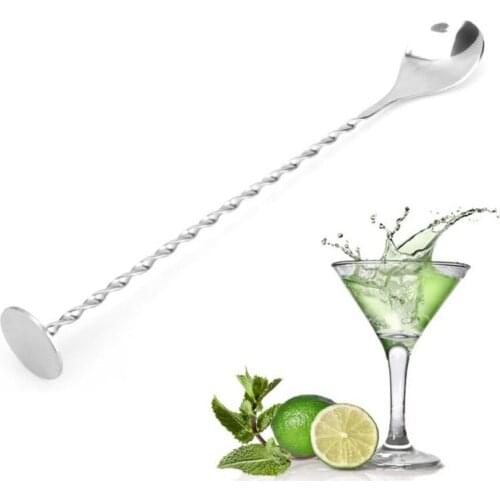 Stainless Steel Cocktail Stirrer Bar Puddler Martini Stirring Spoon High Quality and Brand New