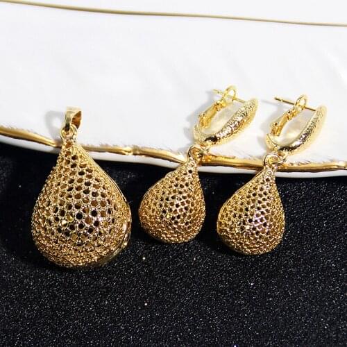 Fashion Jewelry Trendy Jewelry Sets For Women Hot Selling Jewelry Earrings Pendant Big Jewelry Findings For Anniversary