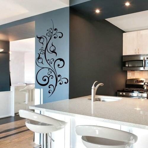 Flower Wall Decal Living Room Decor Beautiful Vinyl Sticker Home Arts Floral Wall Stickers Dining Room Kitchen Decoration G491
