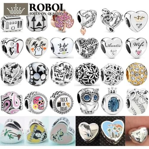 PBD ZZ 07 925 Sterling Silver New Charm Beads 925 Sterling Silver Autumn Series Charm Maple Leaf Owl AAAA Level Craft Charm