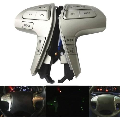 For Toyota Camry Highlander Hilux Corolla Innova UV Silver / Gold Color Steering Wheel Combination Control Switch 84250-06180