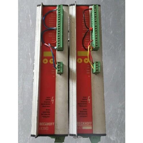 BECKHOFF SERVER DRIVER AX2003 SPOT STOCK S60300-520 USED GOOD IN CONDITION