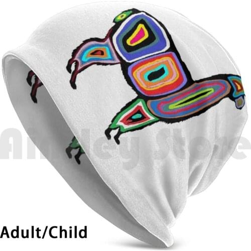 The Mountain Air Beanies Knit Hat Hip Hop Llama Tribal Llama Baby Llama Alpaca Peru South America Inca Mayan Cuzco