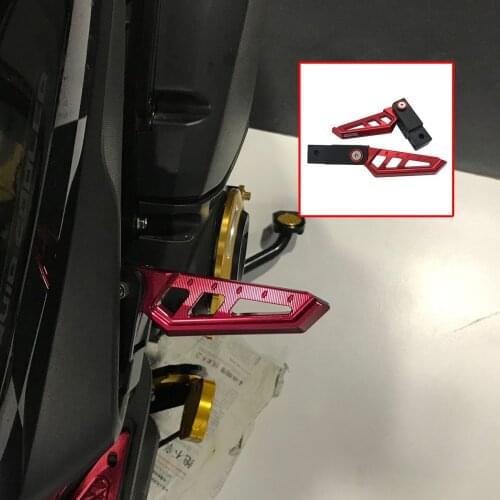 Universal Motorcycle CNC Rear Rotatable Footrest Foot Pedal Plate Pegs Pad For YAMAHA YZF R25 R3 MT 03 MT 25 2014-2018 2015 2016