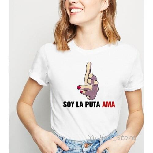 Ropa mujer 2019 funny t shirts women La Casa De Papel tshirt camiseta mujer Money Heist tee shirt femme summer tops t-shirt