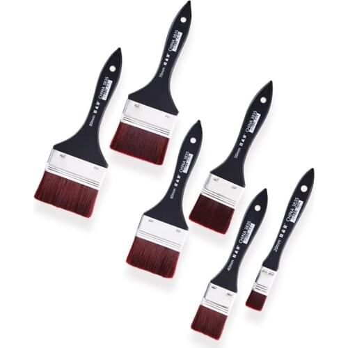 1Pcs Professional Different Size Nylon Hair Painting Brush for Artist Oil Watercolor Powder Acrylic Paint Brushes Art Supplies