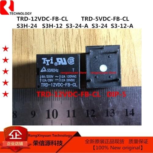 1pcs TRD-12VDC-FB-CL TRD-12VDC TRD-5VDC-FB-CL S3H-24 S3H-24VDC S3H-12 S3H-12VDC S3-24-A S3-24 S3-24VDC S3-12-A S3-12-A-12VDC New
