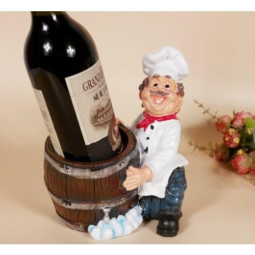 1PC Wine Racks Chief Brother Stylish And Elegant Living Painting Synthetic Resin Wine Rack Home Decor KI 2050