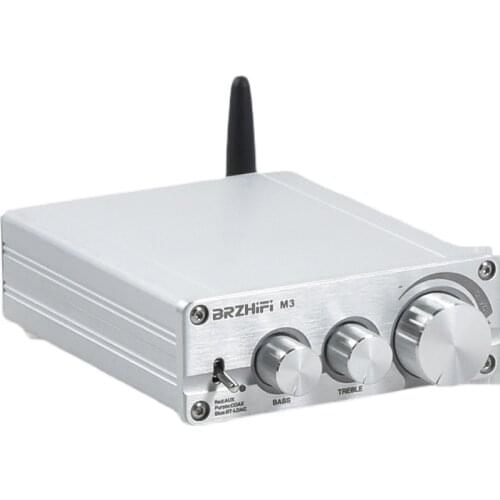 2021 New Bluetooth 5.0 QCC5125 MA12070 Amplifier 2*80W 2.1 Power HD Audio AUX APTX APTX-HD HiFi Mini Amp DIY Stereo Home Theater