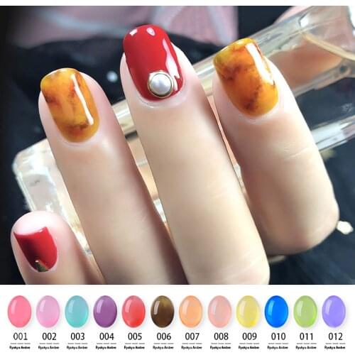 RS NAIL Gel Polish Crystal Amber UV Gel Nail Varnish Jelly Gellak Esmaltes Permanentes Professional Nail Art 15ml