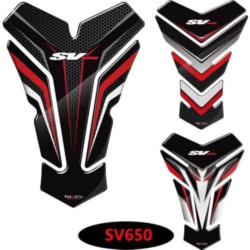 3D Carbon-look Motorcycle Tank Pad Protector Decal Stickers Case for SUZUKI SV650 SV650S SV650X Tank