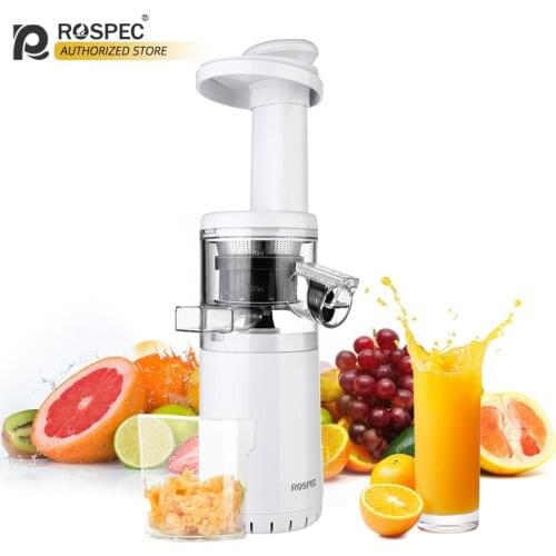 ROSPEC Wireless Electric Mini Slow Juicer USB Rechargeable Masticating Juicer Juice Extractor Portable Juicer Fruit Vegetable