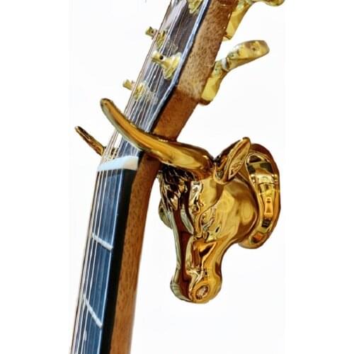 Bull head Guitar Hanger Hook Copper Plating ABS material