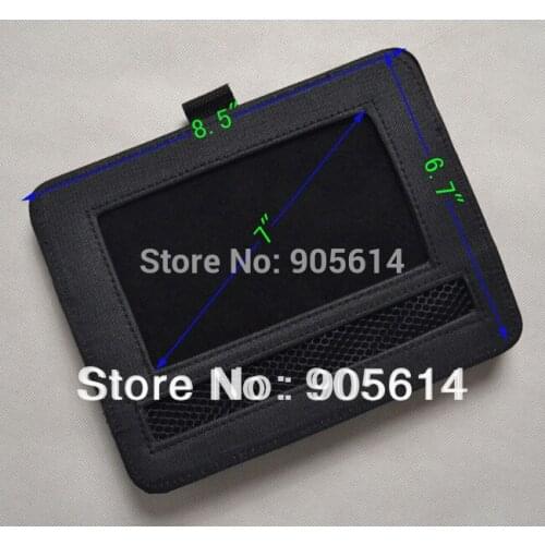 Car Headrest Mount Case for 7" or 7.5" Portable DVD Player Harness Holder Bag