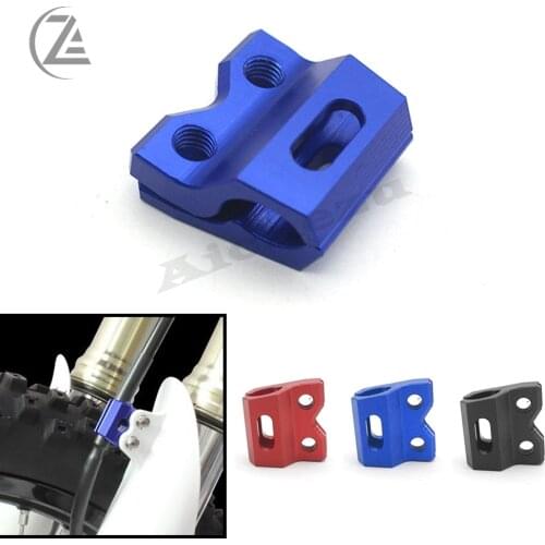 Front Brake Line Holder Hose Clamp For Yamaha YZ YZF 65 85 125 250 450 2004-2019 For Hond CR CRF 125R 250R/X/RX 450R/X/RX 250L/M