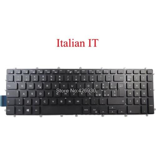IT Keyboard For DELL For Inspiron 5565 5567 7566 7567 7577 5765 5767 7773 7778 7779 5570 5575 5770 5775 7570 3590 Italian new