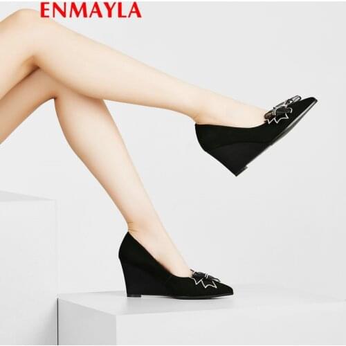 ENMAYLA Suede Pumps