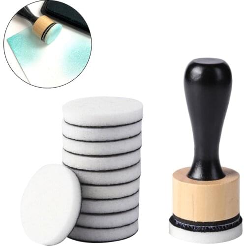 Mini Ink Blending Tools Round Foam Set For Crafts Card Stencil Stamp Making Painting Scrapbooking DIY Accessories 2021