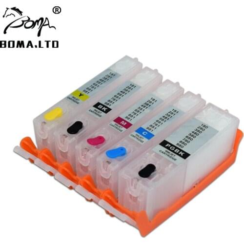 BOMA.LTD BCI380 BCI-380XXL BCI-381XXL Refill Ink Cartridge For Canon PIXUS TR7530 TR8530 TS6130 TS8130 Printer Chip