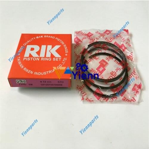 D905 D905-E Piston Ring Set 15901-21050 For Kubota BEDFORD 100 150 200 HD850 HD1000 Diesel engine repair parts