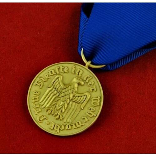 WWII WW2 German Soldiers 1957 Version Army Award 12 year cross medal badge