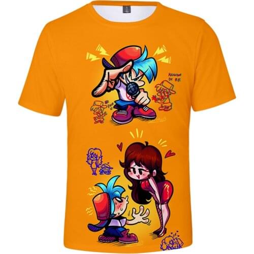 Novelty Arrival 3D Print Cosplay Friday Night Funkin T Shirt Adult Kids T-shirt Summer Hip Hop Casual Short Sleeve Tee Clothes