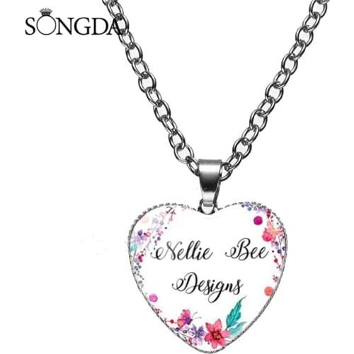 New Design First My Mother Forever My Mother Letter Necklace Pendant Chic Heart Chain Necklace For Women Mother Day Gift