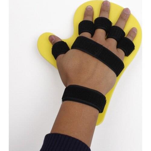 Hot 1pcs Hand Wrist Orthosis Separate Finger Flex Spasm Extension Board Splint Apoplexy Hemiplegia sy998