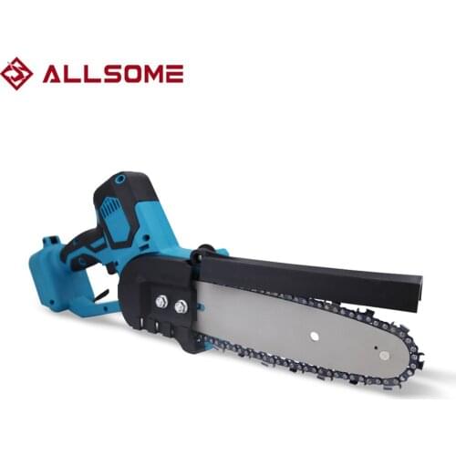 ALLSOME 21V 8 inch Electric Saw Chainsaw Wood Cutters Bracke For Makita Battery Chain Saw Power Tool