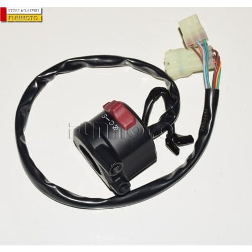 Right handle bar and 2 pcs throttle cables suit for CF400GT code is 6NT#-167000-9000,6NQ#-100400-6002,6NQ#-100500-6001