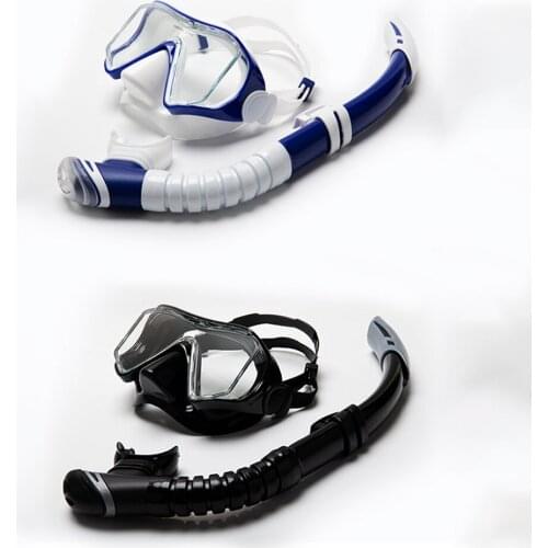 Adult Professional Swimming Snorkeling Mask Tube Set Scuba Diving Masks Anti-Fog Goggles Glasses Fishing Underwater Equipment