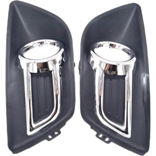 Car Front Bumper Fog Light Chrome Cover Fog Lamp Cover for Citroen C4 C-Quatre 2008-2011