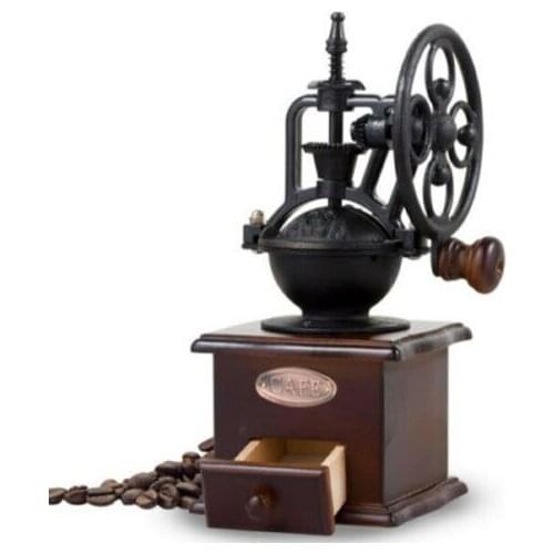 Retro Mill Vintage Manual Ferris Wheel Design Coffee Grinder Ceramic Movement