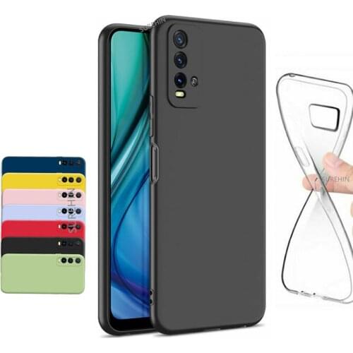 For Xiaomi Redmi 9T Silicone Case Soft 9 T Clear Full Protective Shell Boy Girl Solid Simple Pure Color Transparent Cover Funda