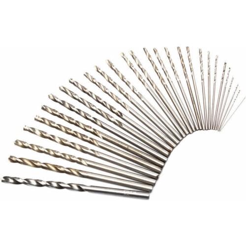 Straight shank twist drill 0.5/0.6/0.7/0.8/0.9/1.2mm each 10 electrician metal/wood/plastic twist drill straight shank tool