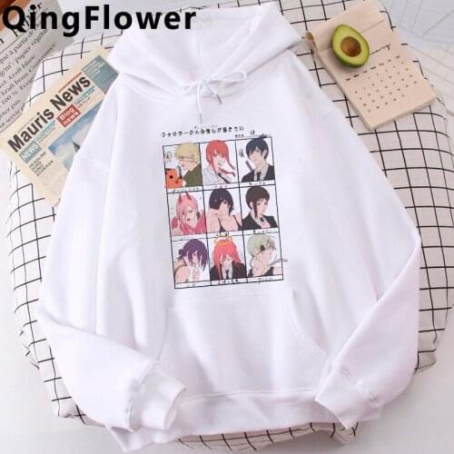 Chainsaw Man Anime hoodies male Korea harajuku 2021 y2k aesthetic male hoody Korea