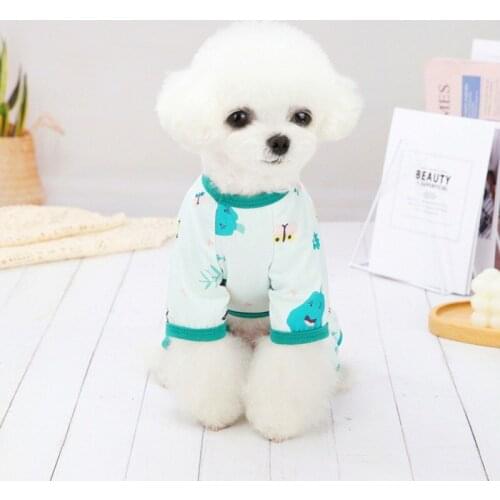 Spring Summer Pet Dog Clothes Soft Comfortable Dog Pajamas Costume Jumpsuits Clothes Dogs Cat Clothing Pet Outfits