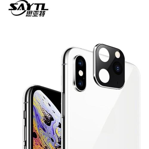 Rear Camera Protector Film Stick for iPhone X Xs Max Looks like 11 Pro For iPhone 11 Pro Fake Camera Sticker X XSM change 11pro