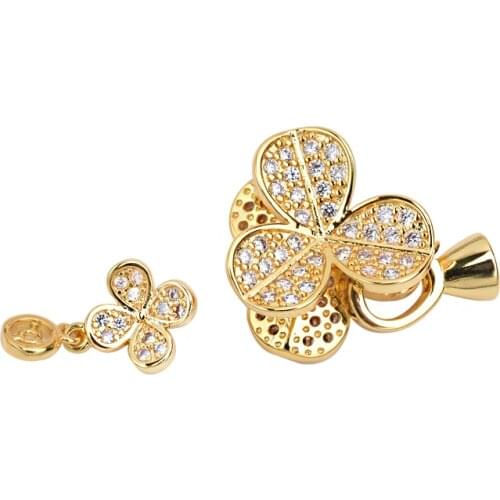 Findings Women Fashion Beads Pearls Bracelets Metal Clasps Accessories Jewelry Making DIY 925 silver Plating Connector Clasps