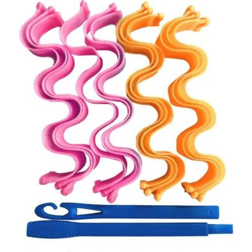 12pcs DIY Hair Curler 30CM Hairstyle Roller Sticks Heatless Hair Rollers Curlers Wave Formers Curling Hair Styling Tools
