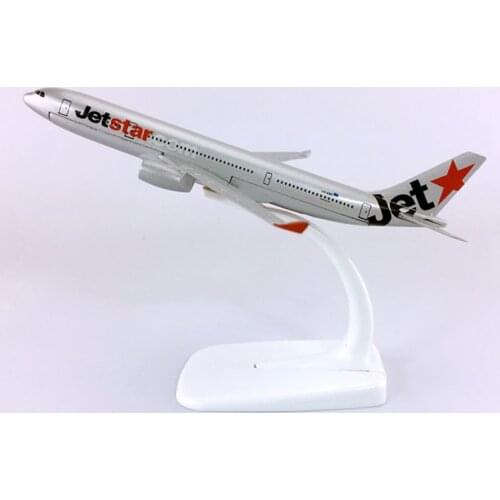 16CM 1:400 Scale Jetstar Airways Airbus A330 Airlines Airplane Model Metal Diecast Kids Gifts Collectible Plane Display