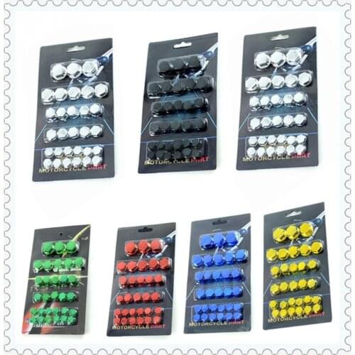 30PCS Motorcycle Accessories Head Screw Cover Decorative Parts for Kawasaki ZR750 ZEPHYR ZX-6 ZX9R ZXR400 ZZR600 VERSYS 1000